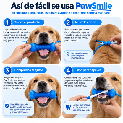 PawSmile - Mordedor Dental 2 en 1